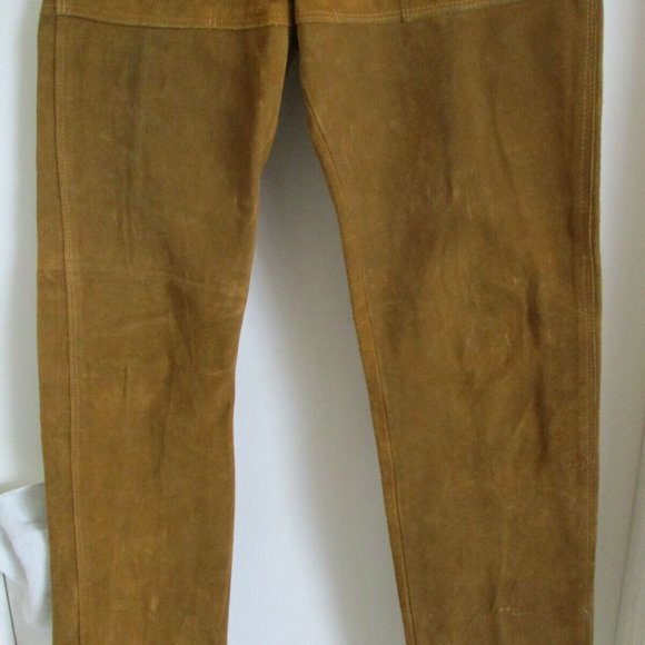Women's Robert's Western Wear Suede Pants 26" W x 31" L - Picture 3 of 11
